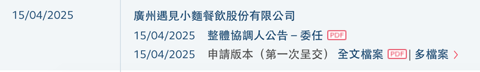 来源:联交所